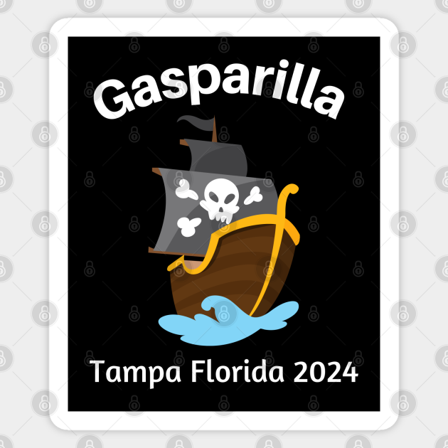 Gasparilla Pirate Festival 2024 Tampa Florida Gasparilla Sticker